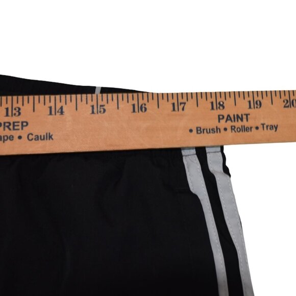 Adidas Y2K From 2010 Black 3-Stripes Track Pants Men’s L Zip Hem Retro OG - Picture 5 of 11